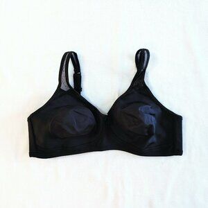 WonderBra W2483 No Poke Bra 40C  Side-Stay Wire Free Full Coverage Bra Black